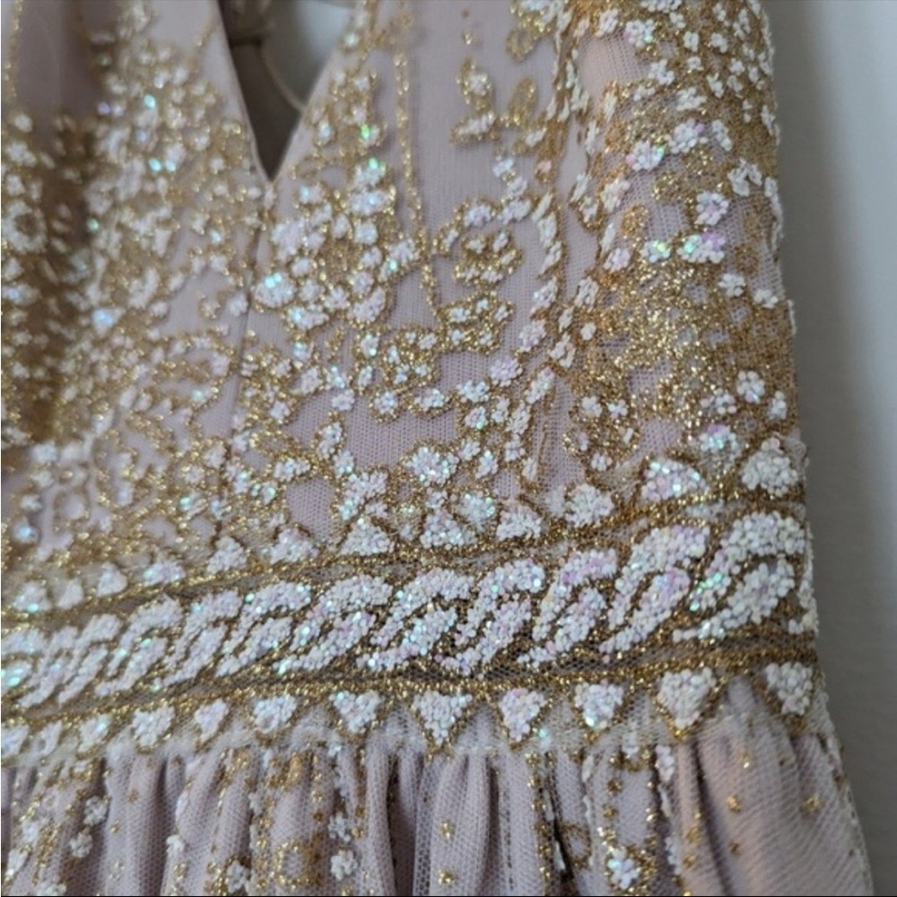 Hello Molly Gold on the Ceiling Sparkle Dress - Picture 6 of 11